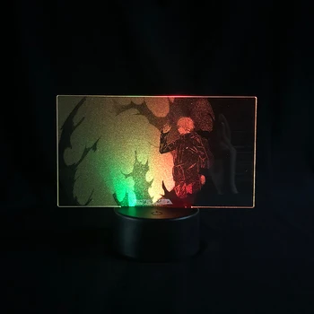Сензорен екран Сензор джиу-джицу Кайсен Годзе Сатору Японското Аниме и Манга Бестселър Двуцветен Led Лампа в два цвята 3D Лампа Настолна Стая За Деца