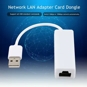 Най-новият разпродажба 1 бр. 100 Mb USB 1.1 LAN адаптер за fast Ethernet 10/100 RJ-45 Мрежов адаптер, LAN Card Dongle Бърза Доставка