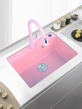 Комплект за мивка Tuqiu pink