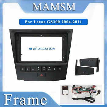 MAMSM Автомобили рамка Адаптер престилка Canbus Box Декодер за Lexus GS300 2004-2011 Android радио арматурното табло, Комплект монтажна панел