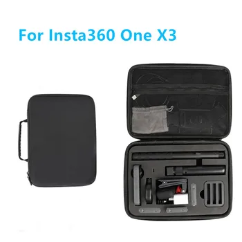 Пътна Чанта За Съхранение, Твърди Чанта от EVA за Носене Insta360 One X3, Калъф За Съхранение на Камери, Откриване на Вътрешната Преносима Чанта За Носене