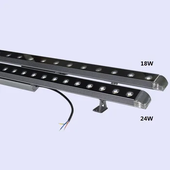 10 бр. led лампа за измиване на стени 18 W 24 W черно-бели и цветни RGB DMX512 с външния горивото водоустойчива IP65