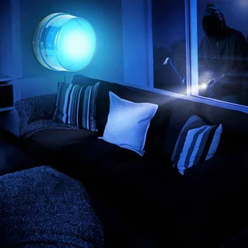 Стробоскопическая сигнална лампа 12V син led ефекта на светлинни фар аларма предупредителен сигнал от мигаща светлина, без звук бутон Sos