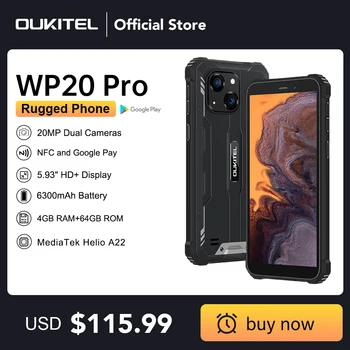 Oukitel WP20 Pro Издръжлив смартфон 5,93 