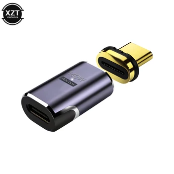 Нов 140 W Магнитен 4.0 USB Type-C OTG Адаптер 40 gbps От Титанова Сплав Бързо Зареждане на USB-C Конвертор 8K 120HZ За Macbook Phone Ipad