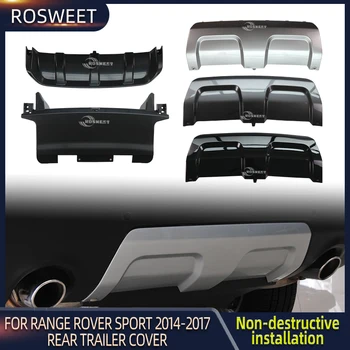 Делото ремарке Долна защитна плоча е подходящ за Land Rover Range Rover Sport 2014-2017 броня теглене кука дъска автомобилни аксесоари
