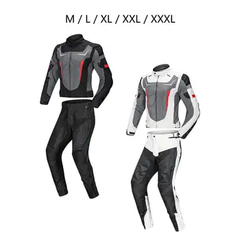 Водоустойчив мотоциклетът яке, панталони, състезателен костюм, защитен дишаща решетка, защитни облицовки на състезателна облекло за мотокрос