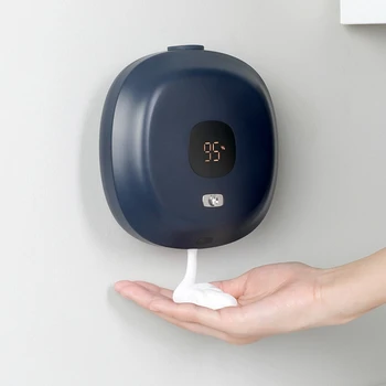 Нова опаковка на сапун на пяна, монтиран на стената безконтактен опаковка сапун, автоматична индукционная машина за дезинфекция на ръце, за хотелиерството